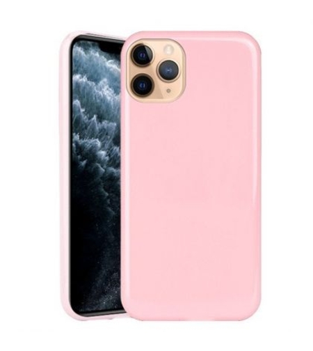 Силиконов кейс Jelly за IPhone 12/12 Pro, Бледо розов
