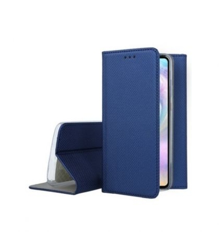 Кожен калъф Flip Book Smart за Huawei Y5P, Син