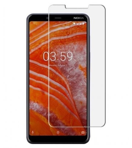 Стъклен скрийн протектор, Tempered Glass за Nokia 3.1 Plus, Прозрачен