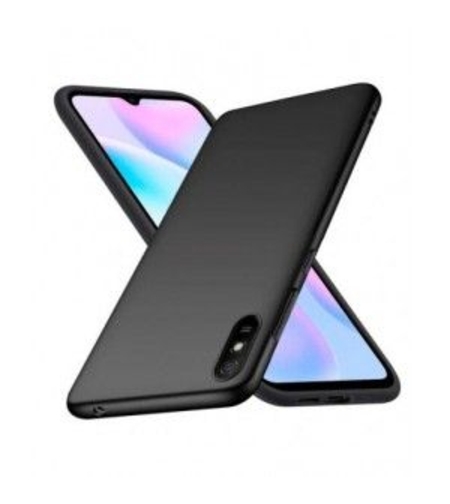 Силиконов матиран кейс Matt за Xiaomi Redmi 9A, Черен