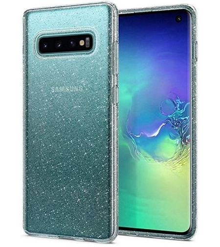 Силиконов гръб Lily Crystal Glitter за Samsung G973 Galaxy S10, Прозрачен