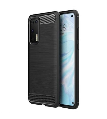 Anti Shock гръб Carbon за Huawei P40 Pro, Черен