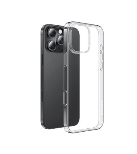 Силиконов кейс Borofone, B14 ICE за IPhone 16 Pro Max, Прозрачен