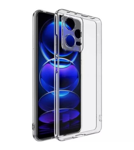 Силиконов кейс Armor Anti Shock за Xiaomi Redmi Note 12 5G/Poco X5, Защита около камерите, Прозрачен
