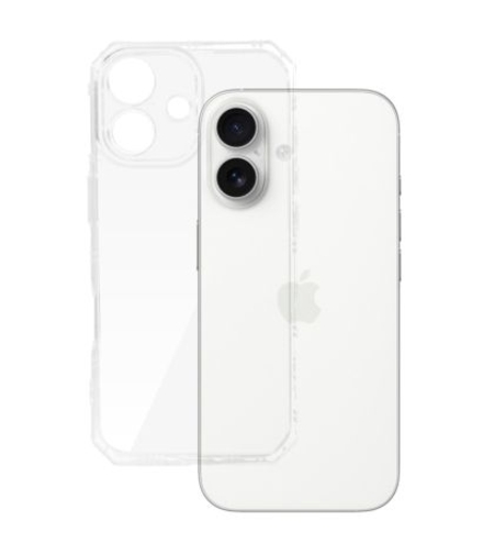 Силиконов кейс Armor Anti Shock за IPhone 17, Защита около камерите, Прозрачен