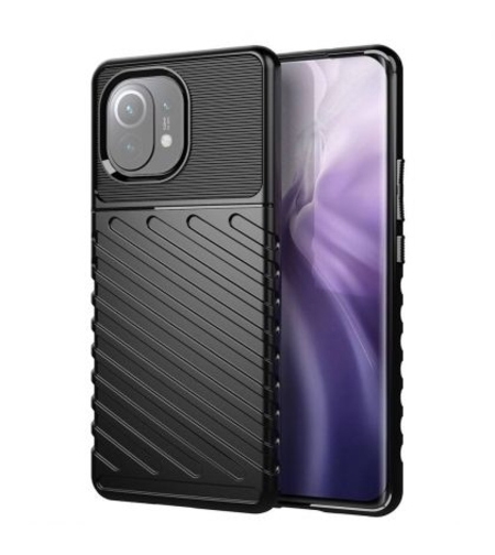 Противоударен кейс Thunder за Xiaomi Mi 11, Черен