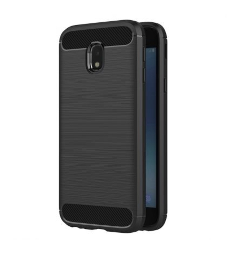Anti Shock гръб Carbon за Samsung J330 Galaxy J3 (2017), Черен