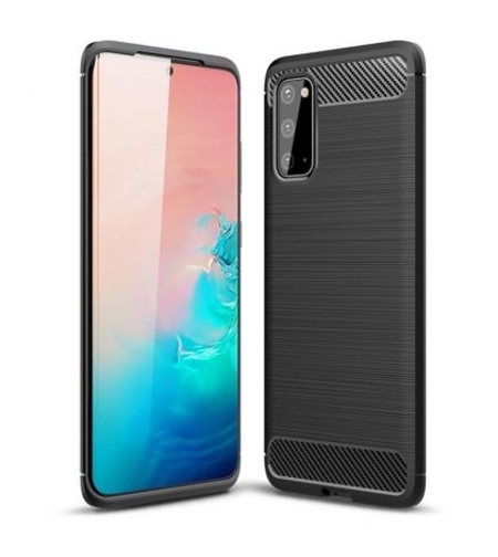 Anti Shock гръб Carbon за Samsung G980 Galaxy S20, Черен
