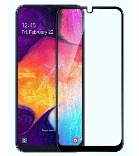 6D Стъклен протектор Full Glue Cover, за Samsung Galaxy A30/A50/A30S/A40S/A50SM30/M30S, Черен