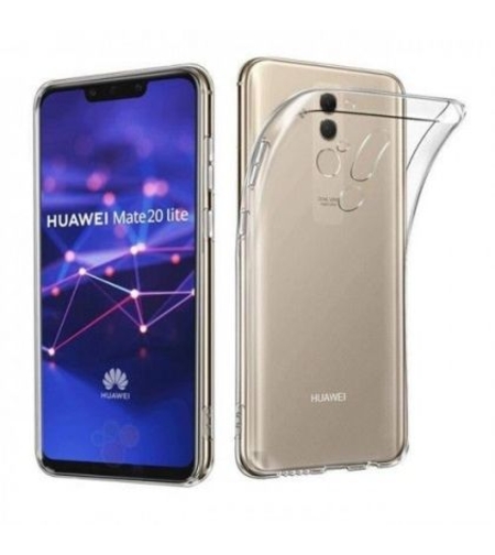 Ултра тънък силиконов гръб за Huawei Mate 20 Lite, Прозрачен