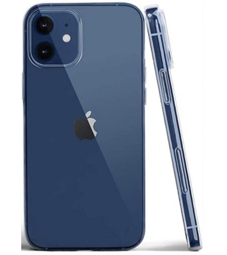 Плътен силиконов гръб Perfect 2mm за Iphone 12 Mini (2020), Прозрачен