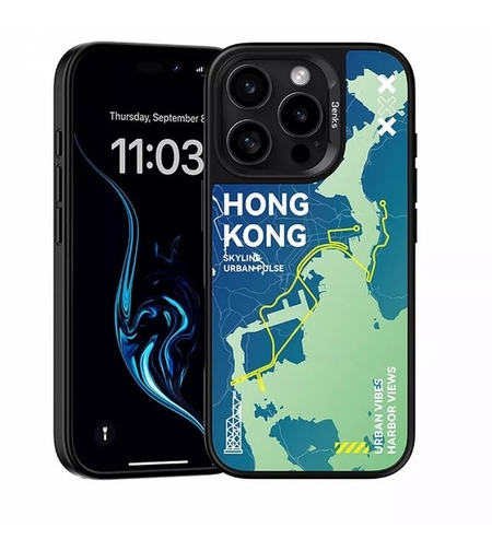 Кейс Magsafe Magnetic City Hong Kong за IPhone 16 Pro Max-Benks