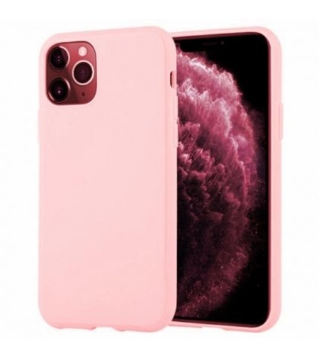 Луксозен гръб Mercury Goospery Soft Feeling за IPhone 11 Pro, Розов