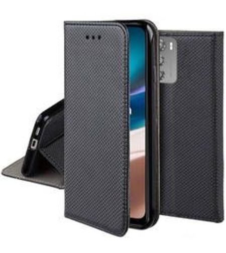 Калъф Flip Book Smart за Motorola Moto G42, Черен
