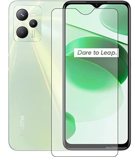 Стъклен скрийн протектор, 2.5D Hard Glass за Realme C35, Прозрачен