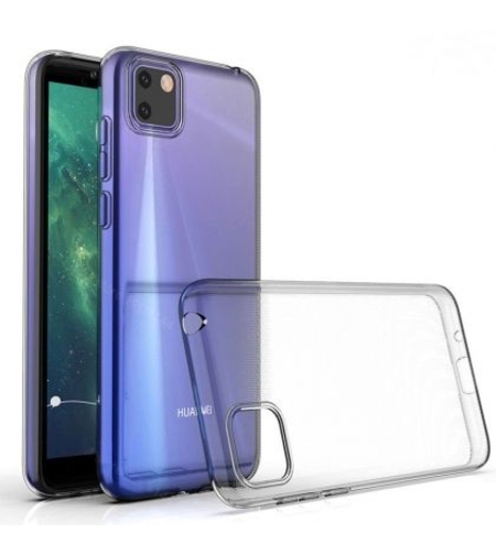 Плътен силиконов гръб Perfect 2mm за Huawei Y5P, Прозрачен