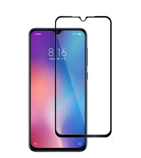 5D Стъклен протектор Smart Glass Gorilla, Full Cover за Xiaomi MI 9 SE, Черен