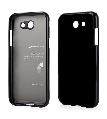 Луксозен гръб Jelly Mercury New York за Samsung Glaxy A3 (2017), Черен