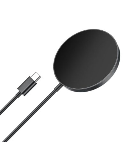 Безжично зарядно Borofone, Induction Charger BQ11 Flash Magnetic, 15W, Черно