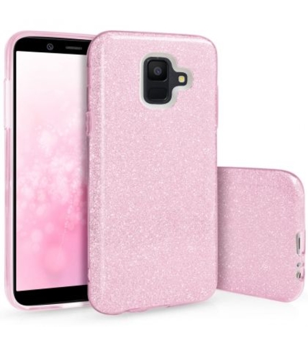 Силиконов гръб Emily Shining за Samsung A605 Galaxy A6 Plus 2018, Розов