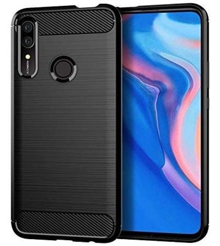 Anti Shock гръб Carbon за Huawei P Smart Z, Черен