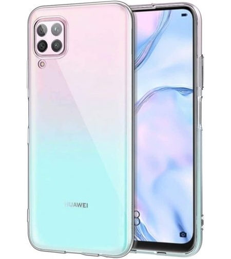 Плътен силиконов гръб Perfect 2mm за Huawei P40 Lite, Прозрачен