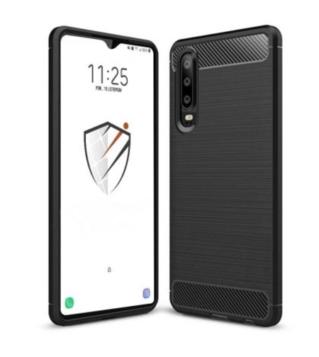 Anti Shock гръб Carbon за Huawei P30, Черен
