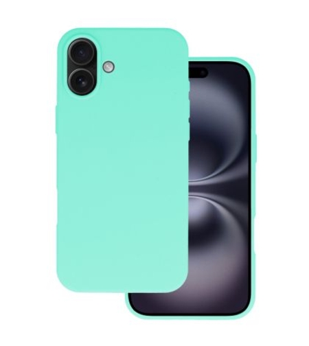 Кейс Silicone Lite за IPhone 16, Светло зелен