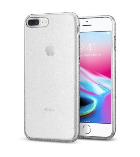 Силиконов блестящ гръб Lily Crystal Glitter за IPhone 7/8/SE 2020, Прозрачен