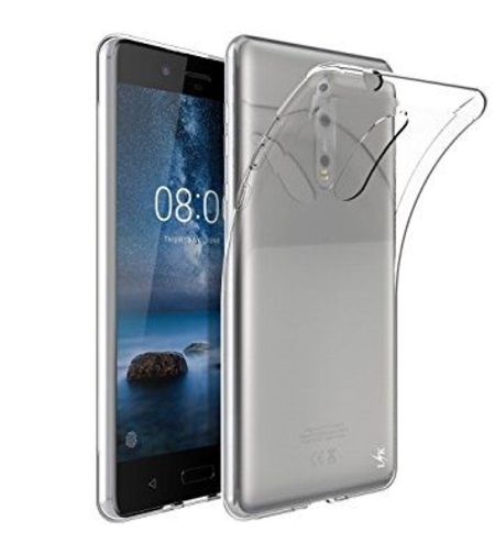 Ултра тънък силиконов гръб за Nokia 8, Прозрачен