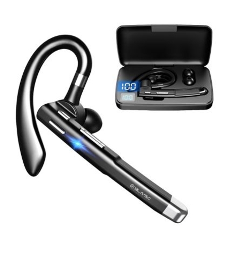 Безжична слушалка Blavec, Bluetooth Discover 55+Power Bank (BHDI55-B) , Черна