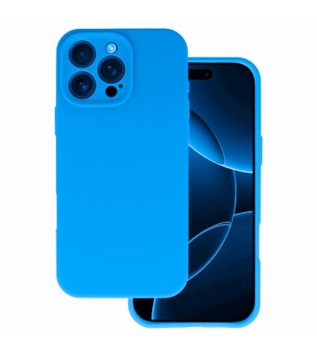 Кейс Silicone Lite за IPhone 15 Pro, Син
