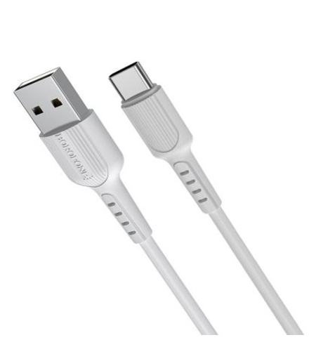 Кабел Borofone, BX16 Easy, USB-Type C, 3A, Бързозареждащ, 1m., Черен
