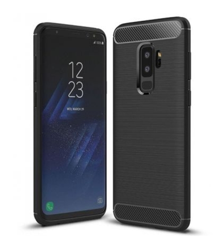 Anti Shock гръб Carbon за Samsung G965 Galaxy S9 Plus, Черен