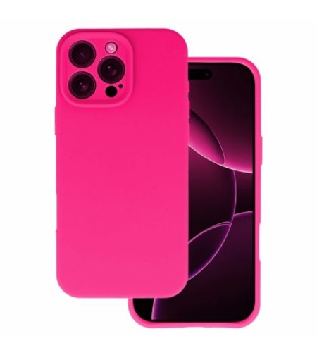 Кейс Silicone Lite за IPhone 15 Pro, Розов фуксия