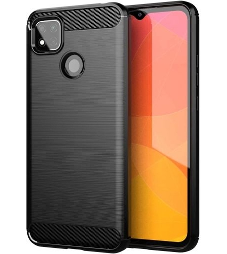 Anti Shock гръб Carbon за Xiaomi Redmi 9C, Черен