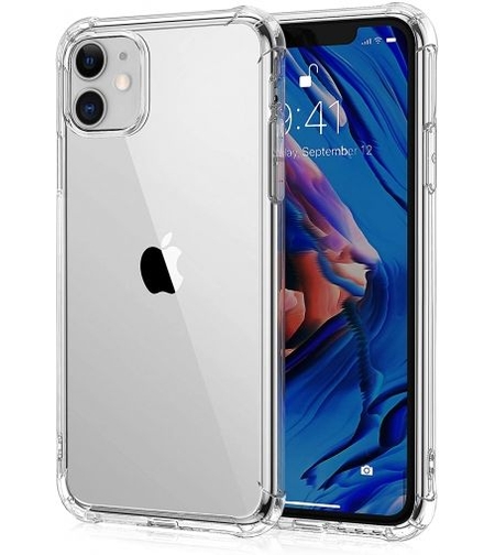 Anti Shock силиконов гръб за IPhone 11, Прозрачен
