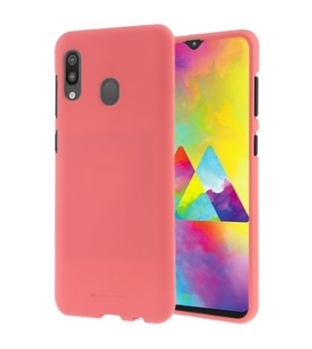 Луксозен гръб Mercury Goospery Soft Feeling за Huawei P Smart 2019, Розов