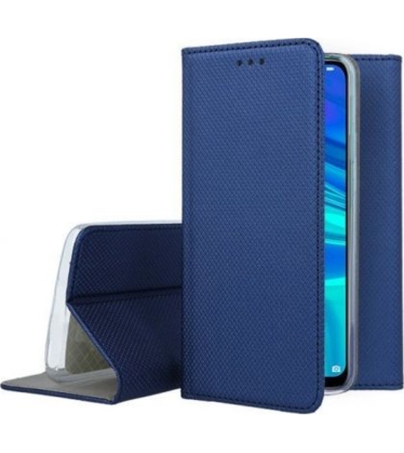 Кожен калъф Flip Book Smart за Huawei P Smart 2019, Син