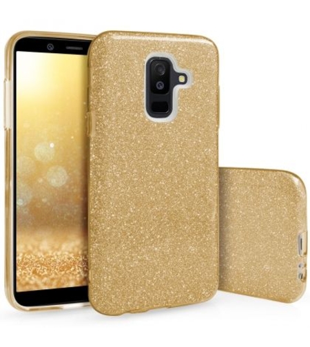 Силиконов гръб Emily Shining за Samsung J415 Galaxy J4 Plus 2018, Златен