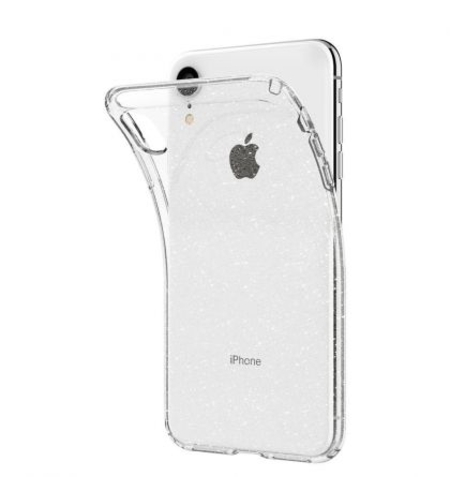 Силиконов блестящ гръб Lily Crystal Glitter за IPhone XR, Прозрачен