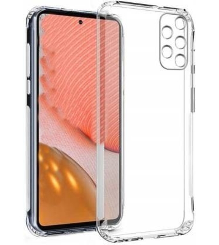 Плътен силиконов гръб Perfect 2mm за Samsung Galaxy A72 4G/5G, Защита около камерите, Прозрачен
