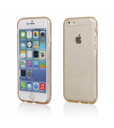 Луксозен силиконов калъф Crystals за IPhone 6/6S 4,7