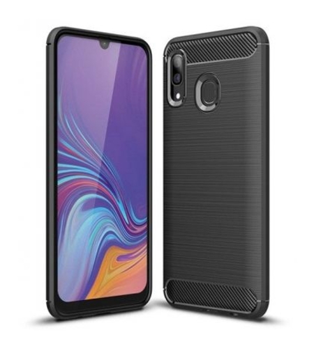 Anti Shock гръб Carbon за Samsung A305 Galaxy A30, Черен