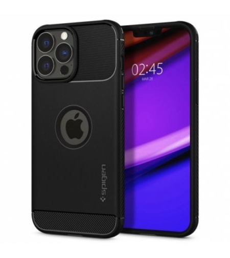 Кейс Spigen, Rugged Armor, за Iphone 13 Pro (ACS03257) , Черен Matt