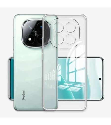 Силиконов кейс Armor Anti Shock за Xiaomi Redmi Note 14 Pro 4G, Защита около камерите, Прозрачен