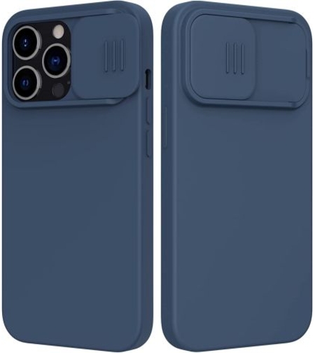Кейс Camshield Soft за IPhone 14 Pro Max, Син
