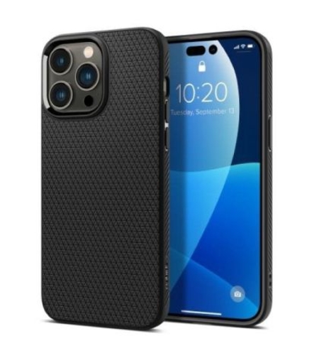 Кейс Spigen, Liquid Air, за IPhone 14 Pro/15 Pro (ACS04957), Черен