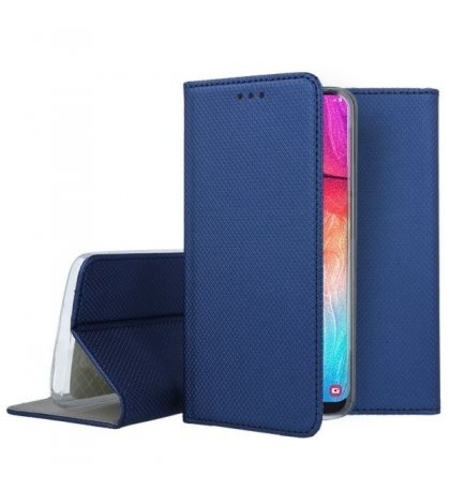 Кожен калъф Flip Book Smart за Samsung A505 Galaxy A50, Син