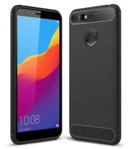 Anti Shock гръб Carbon за Huawei Y6 2018/Y6 Prime 2018, Черен